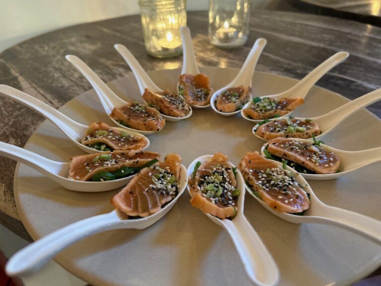 A selection of canapes